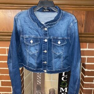 Blue Denim Jacket by Forever 21